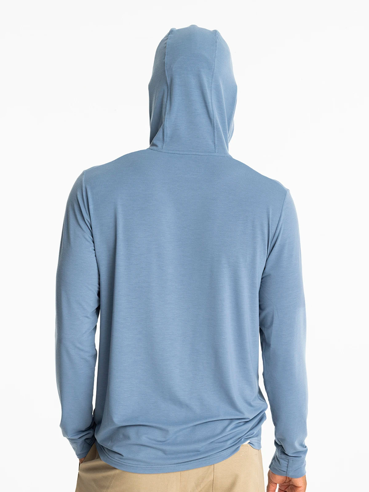 Men s Elevate Lightweight Hoodie Bluestone Free Fly Apparel
