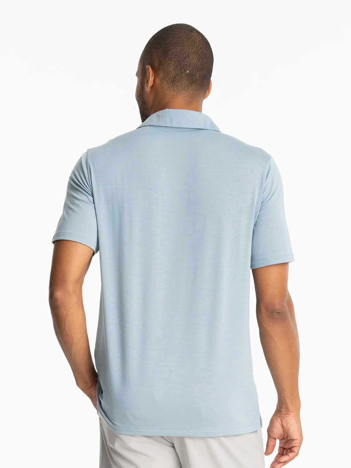 Men's Elevate Polo - Blue Fog