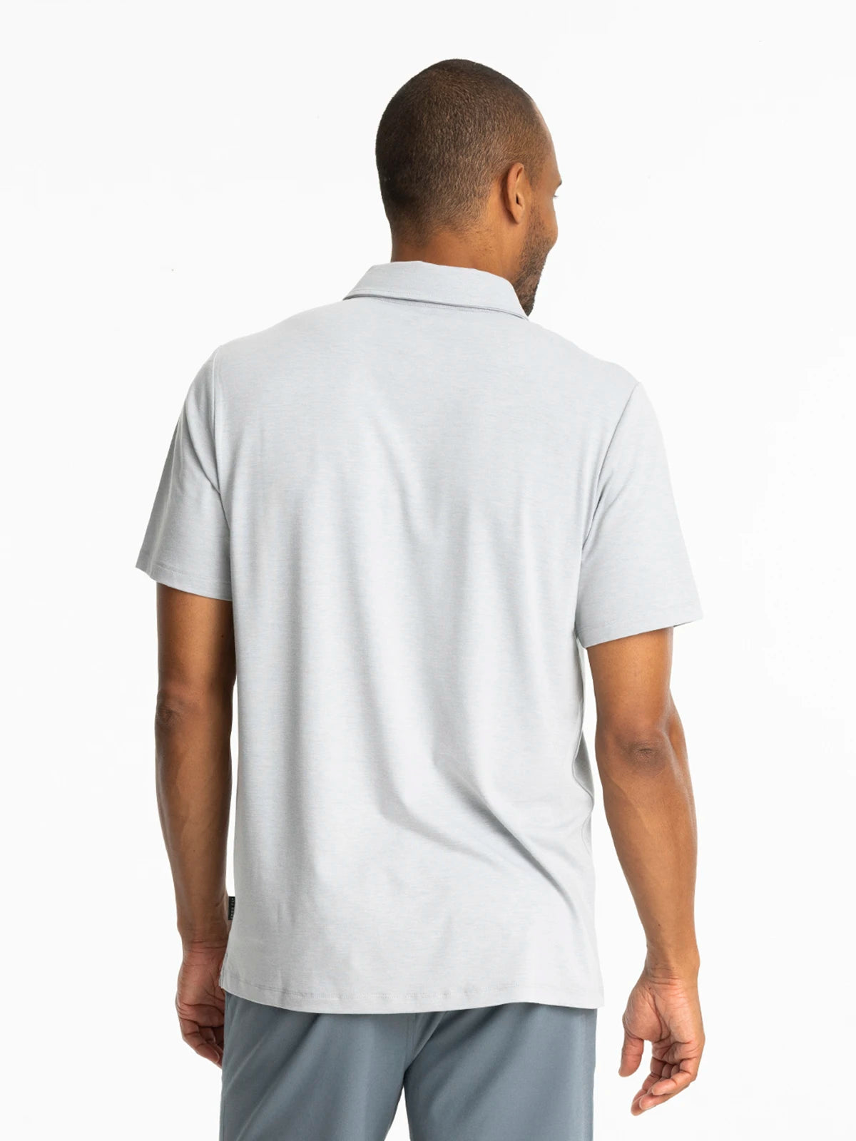 Men's Bamboo Flex Polo II - Heather Aspen Grey