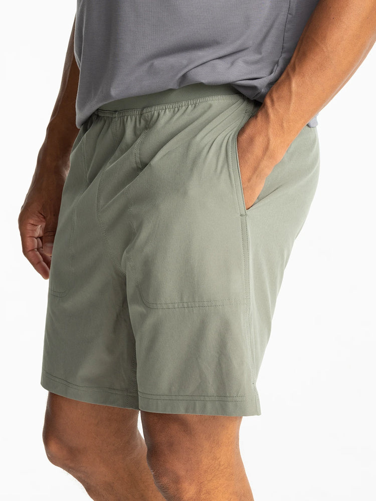 Men's Bamboo-Lined Active Breeze Short – 7" - Agave Green