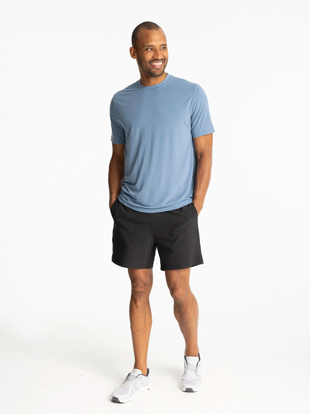 Men's Elevate Lightweight Tee - Bluestone