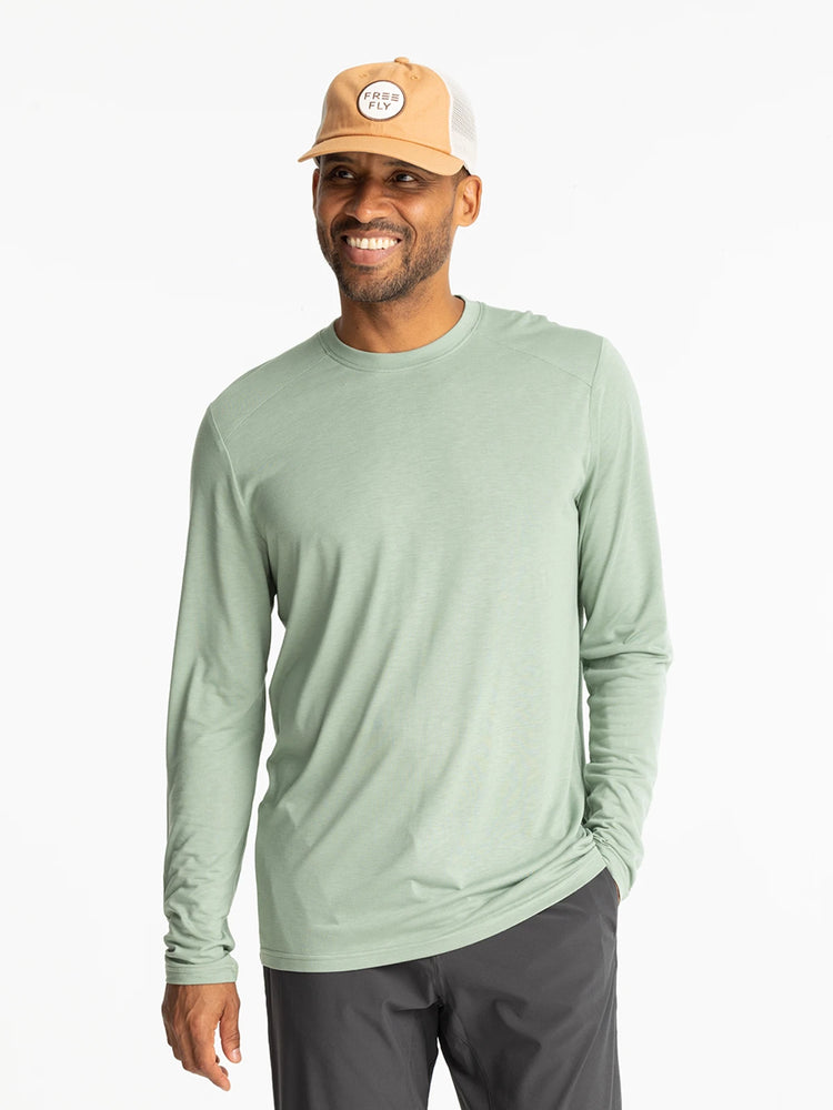 Men's Bamboo Lightweight Long Sleeve - Palm Green