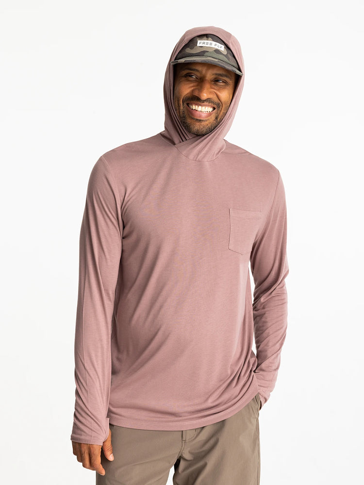 Men's Bamboo Lightweight Hoodie - Fig