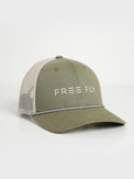 Straightaway Trucker Hat - Capers Green