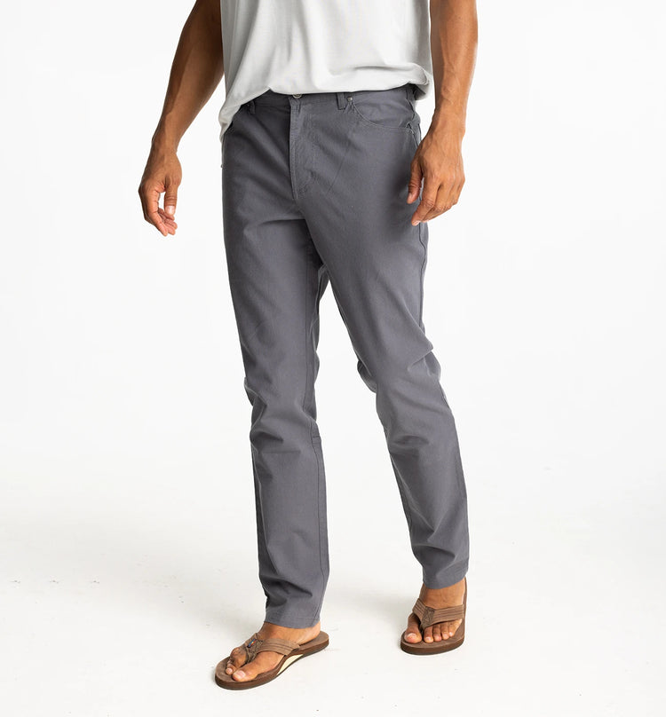 Men's Stretch Canvas 5 Pocket Pant - Smoke