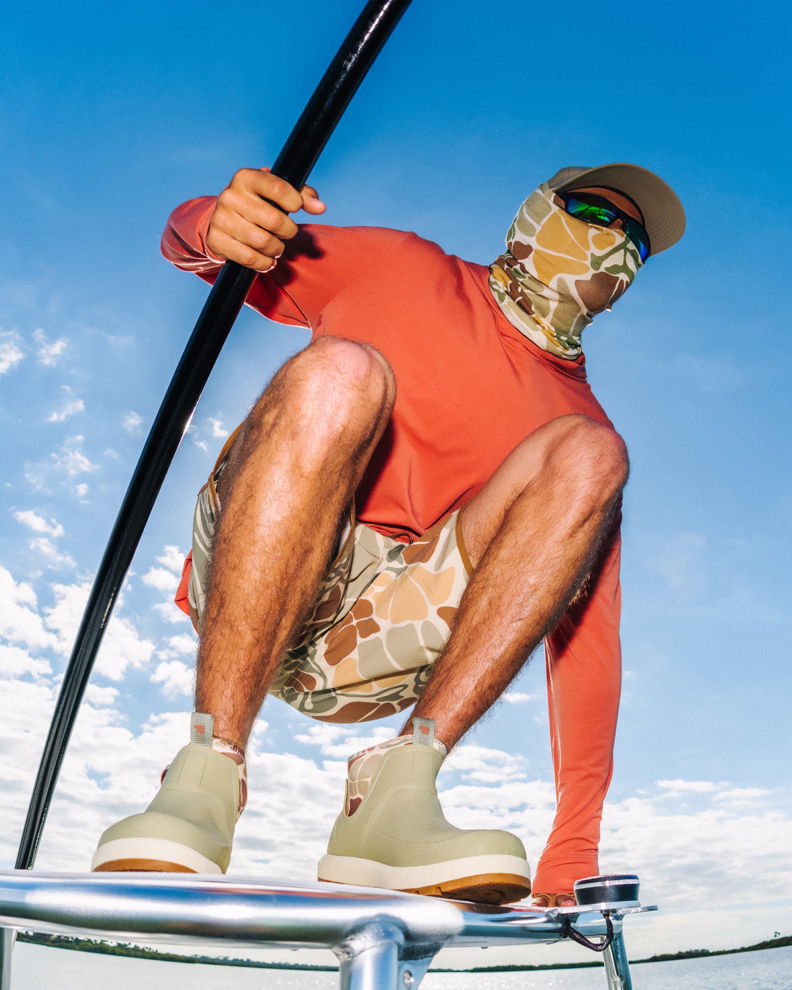 Bamboo Lightweight Sun Mask - Floral Camo – Free Fly Apparel