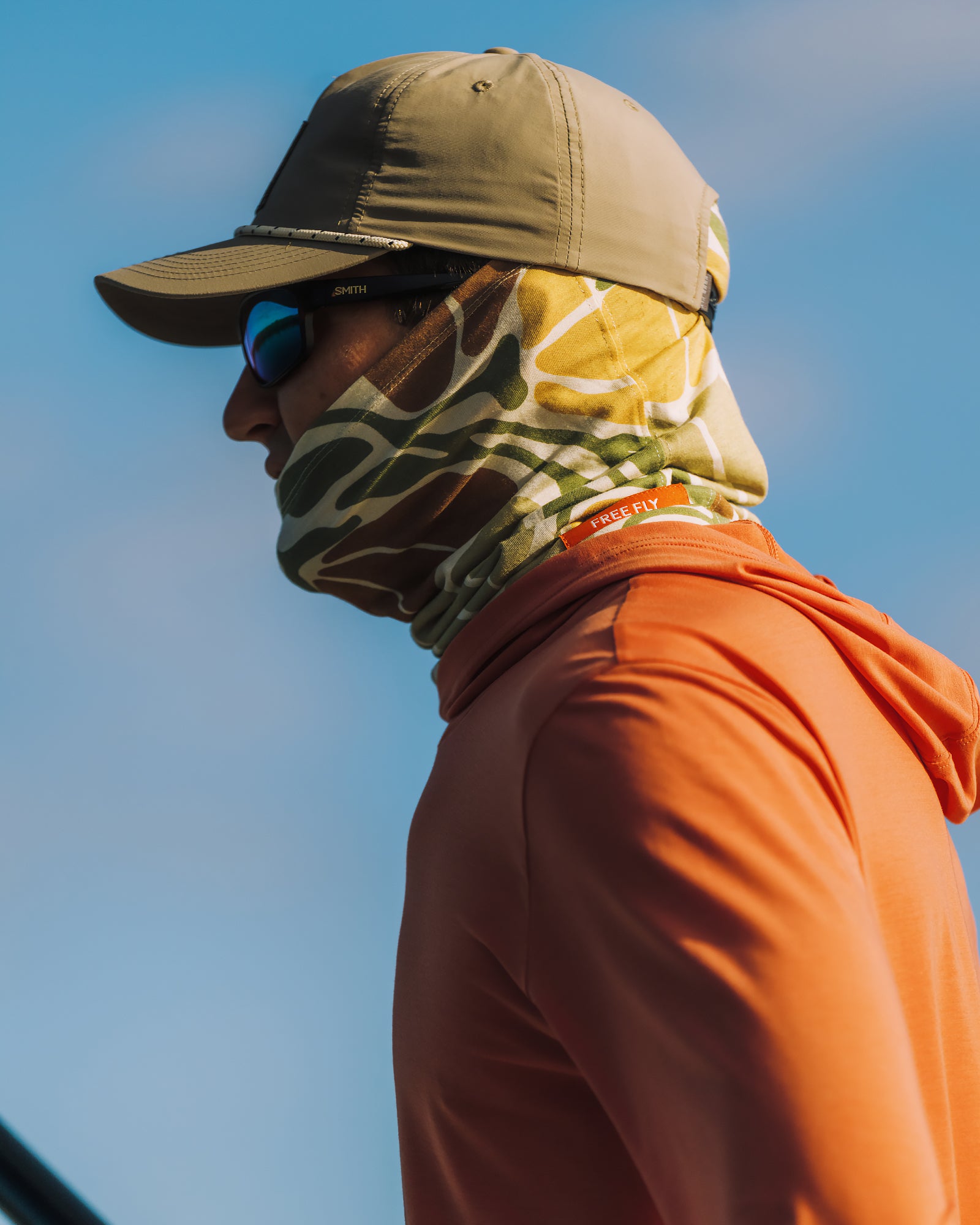 Bamboo Lightweight Sun Mask - Floral Camo – Free Fly Apparel