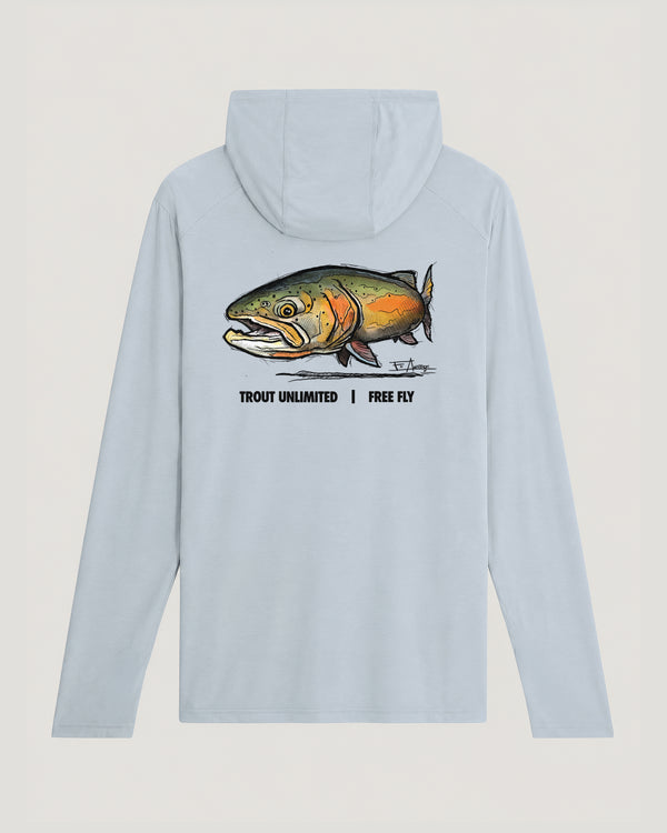 Men's Bamboo Shade Hoodie - Trout Unlimited