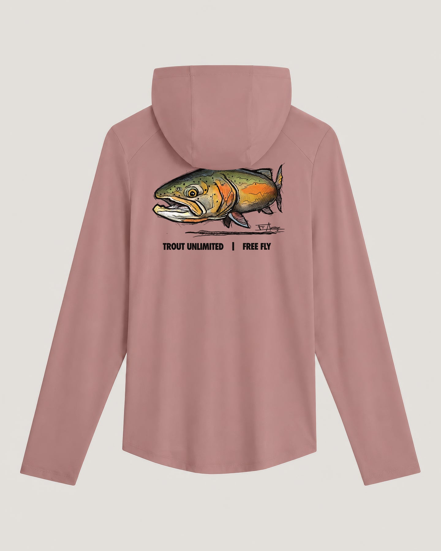 Women's Bamboo Shade Hoodie II - Trout Unlimited
