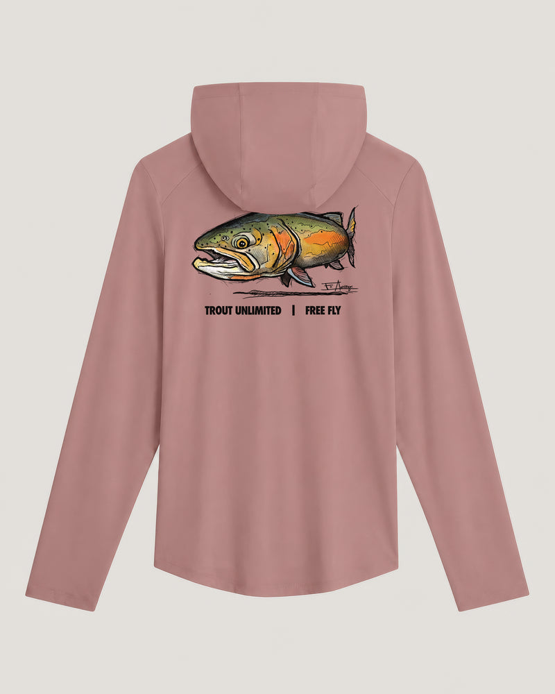Women's Bamboo Shade Hoodie II - Trout Unlimited