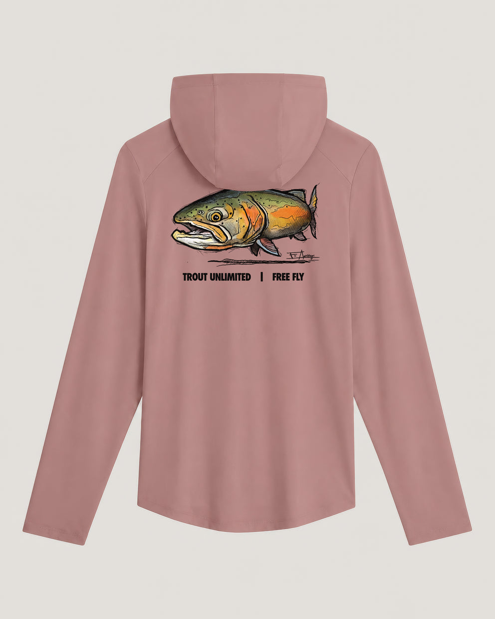 Women's Bamboo Shade Hoodie II - Trout Unlimited