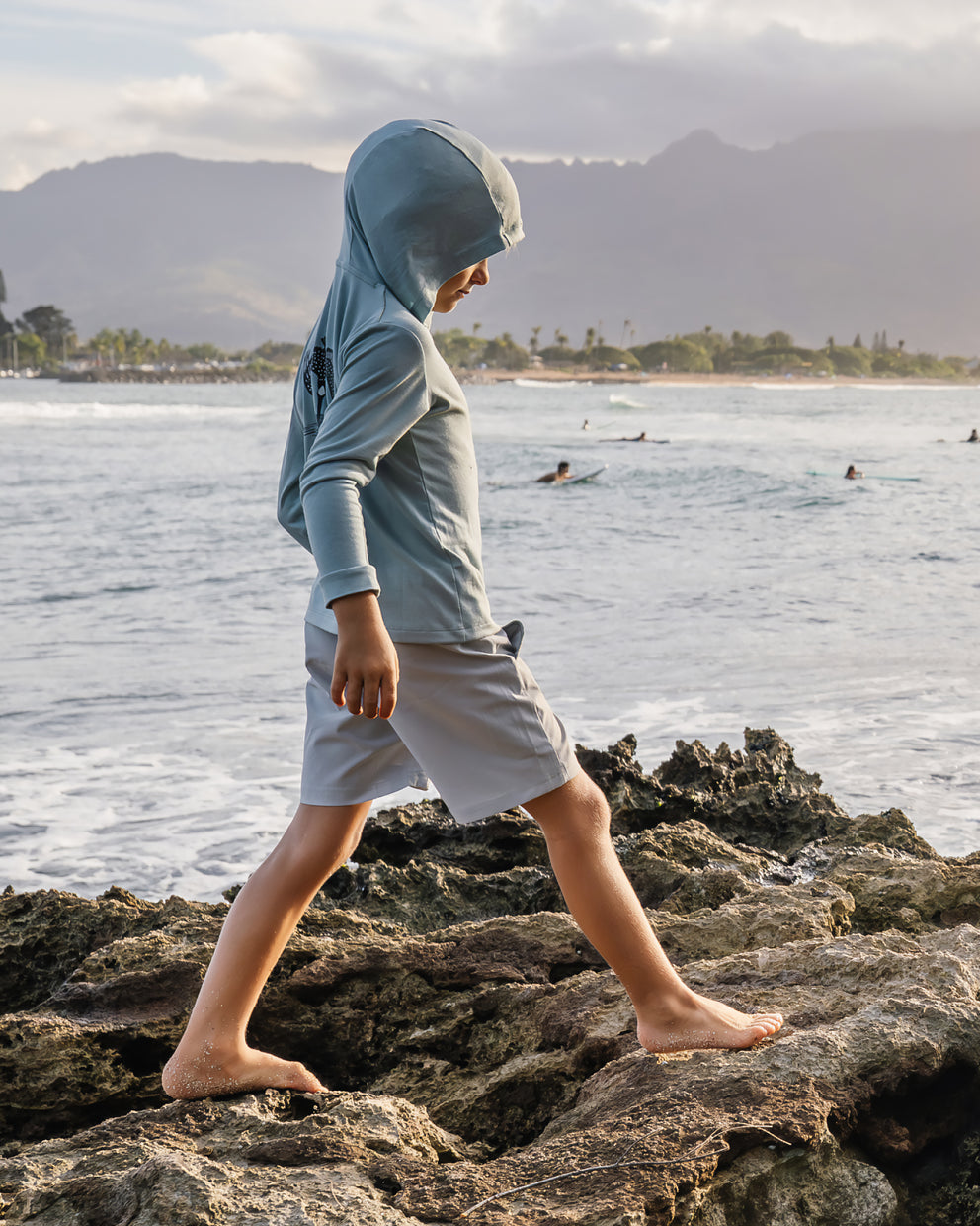 Toddler Breeze Short - Cement