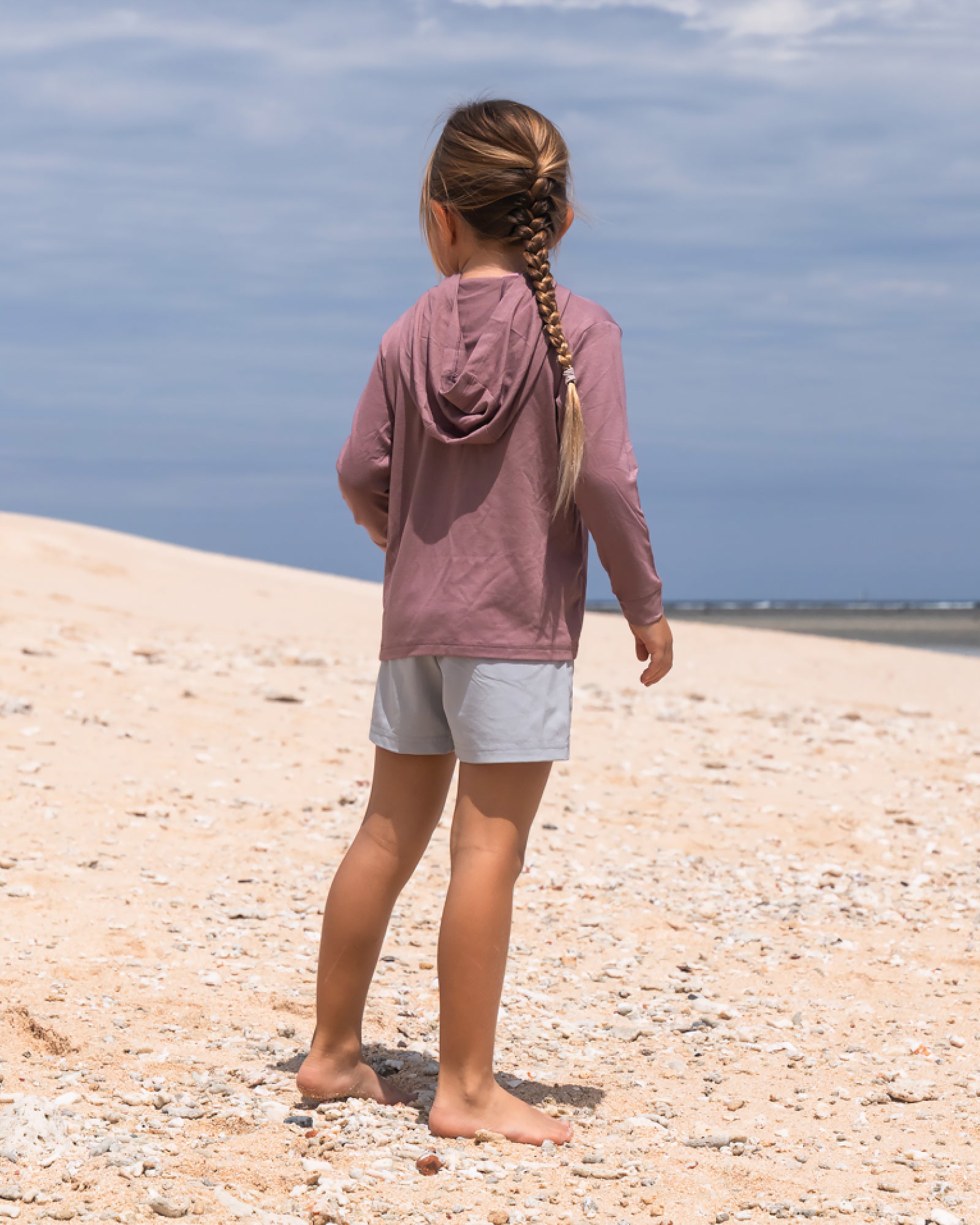 Toddler Bamboo Shade Hoodie - Coral Peach – Free Fly Apparel