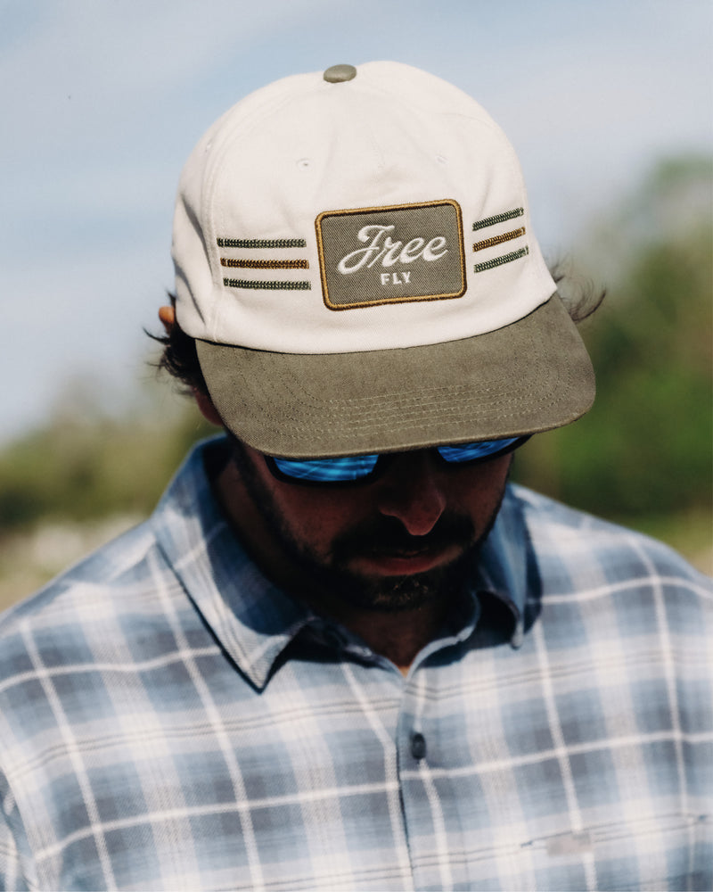 Classic Stripes Snapback Hat - Birch
