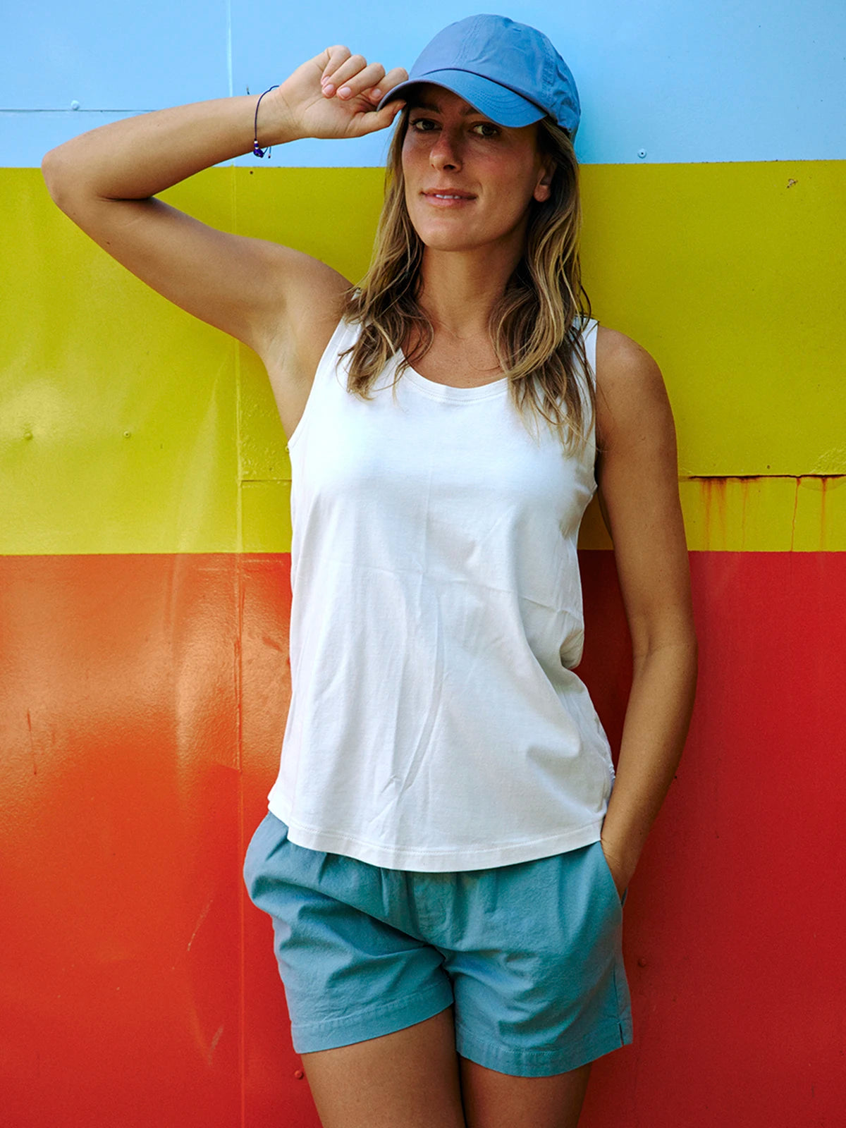 Women's Bamboo Heritage Tank - Heather Flint