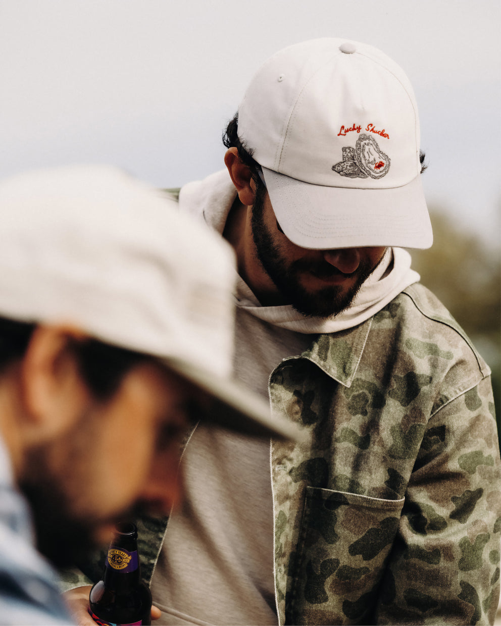 Lucky Shucker Dad Hat - Aspen