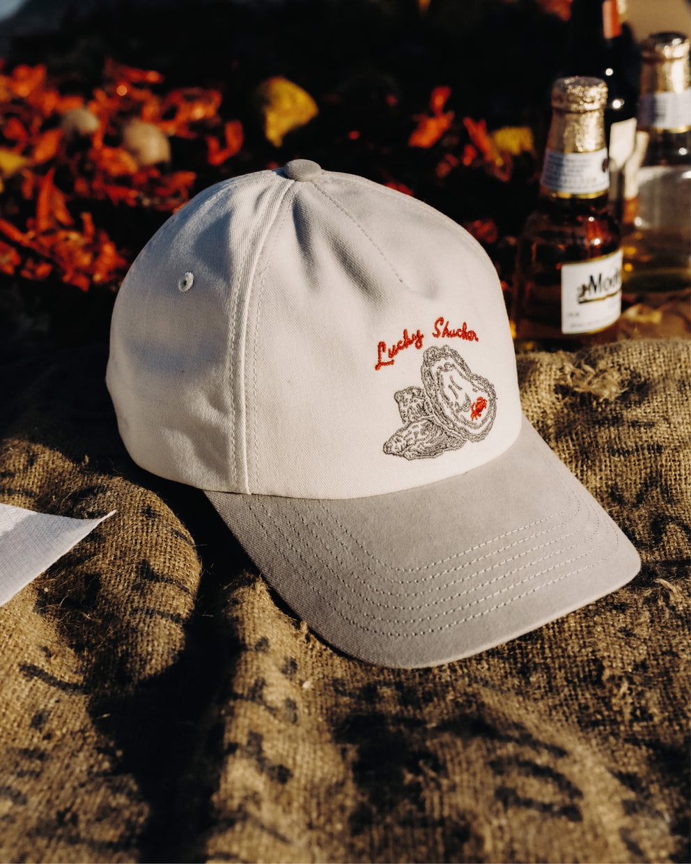 Lucky Shucker Dad Hat - Aspen