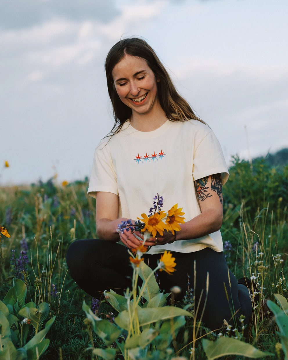 Women's Vintage Sparkler Tee - Bone