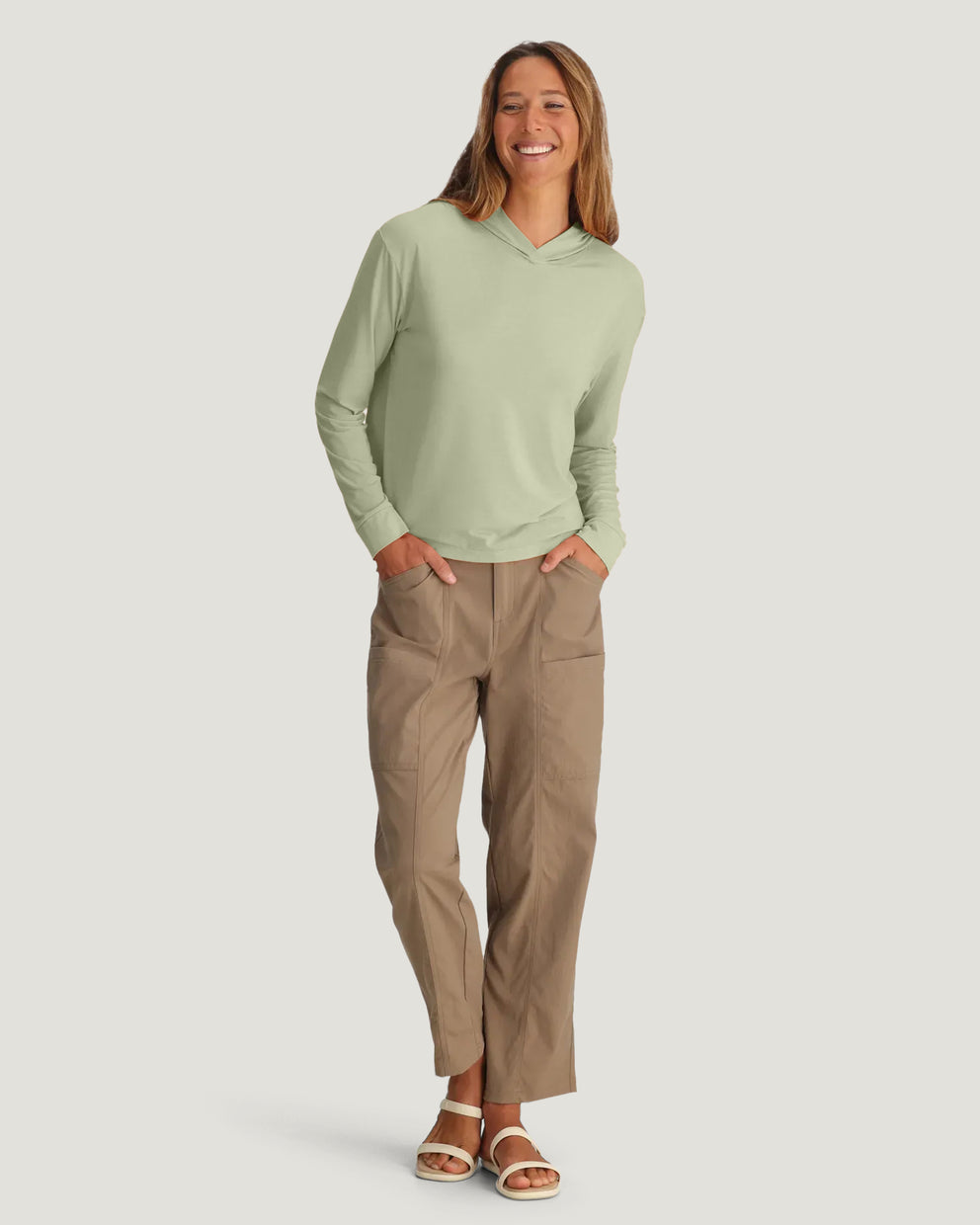 Women's Elevate Lightweight Hoodie - Tea
