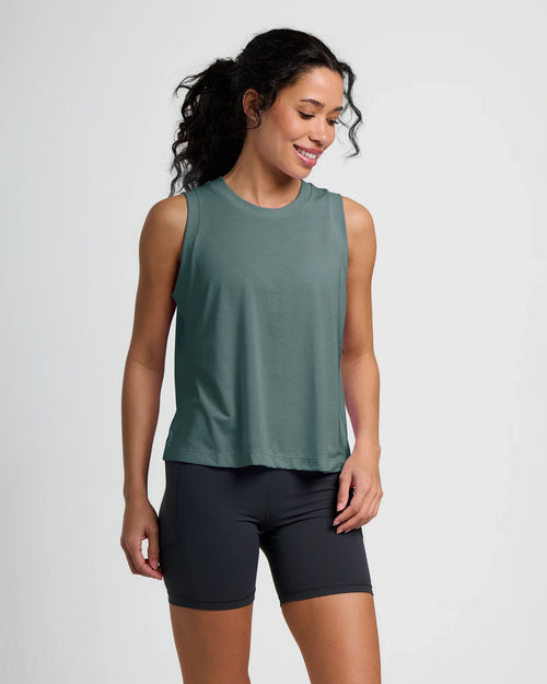Women's Elevate Lightweight Tank - Stormy Sea