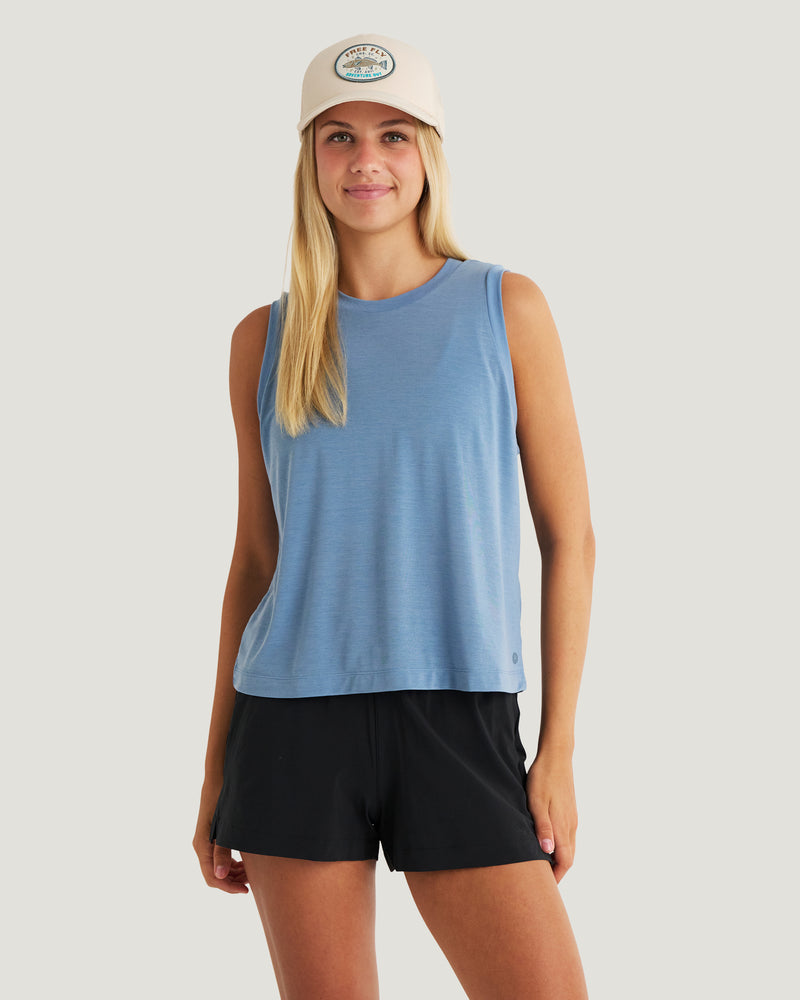 Women's Elevate Lightweight Tank - Windward Blue