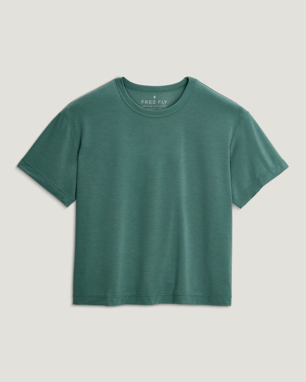 Women's Elevate Lightweight Tee - Sea Pine