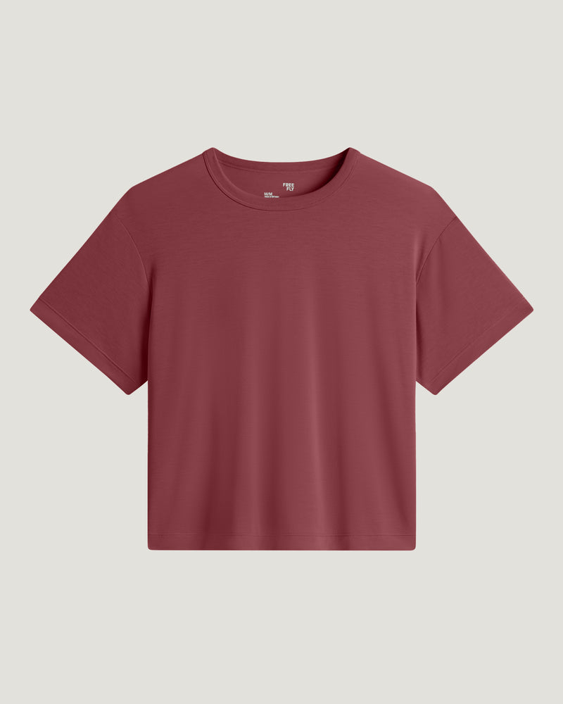 Women's Elevate Lightweight Tee - Plum
