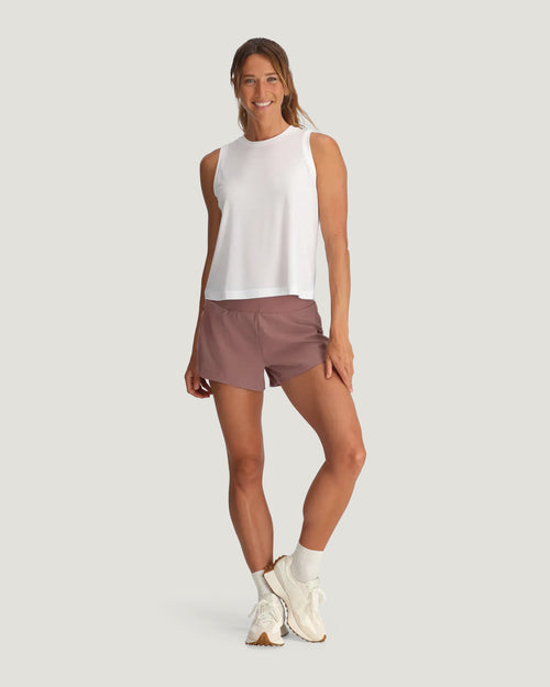 Women's Bamboo-Lined Active Breeze Short – 3" - Fig