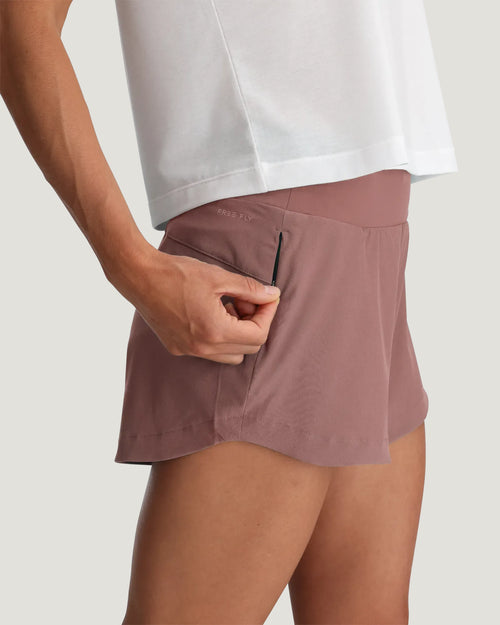 Women's Bamboo-Lined Active Breeze Short – 3" - Fig