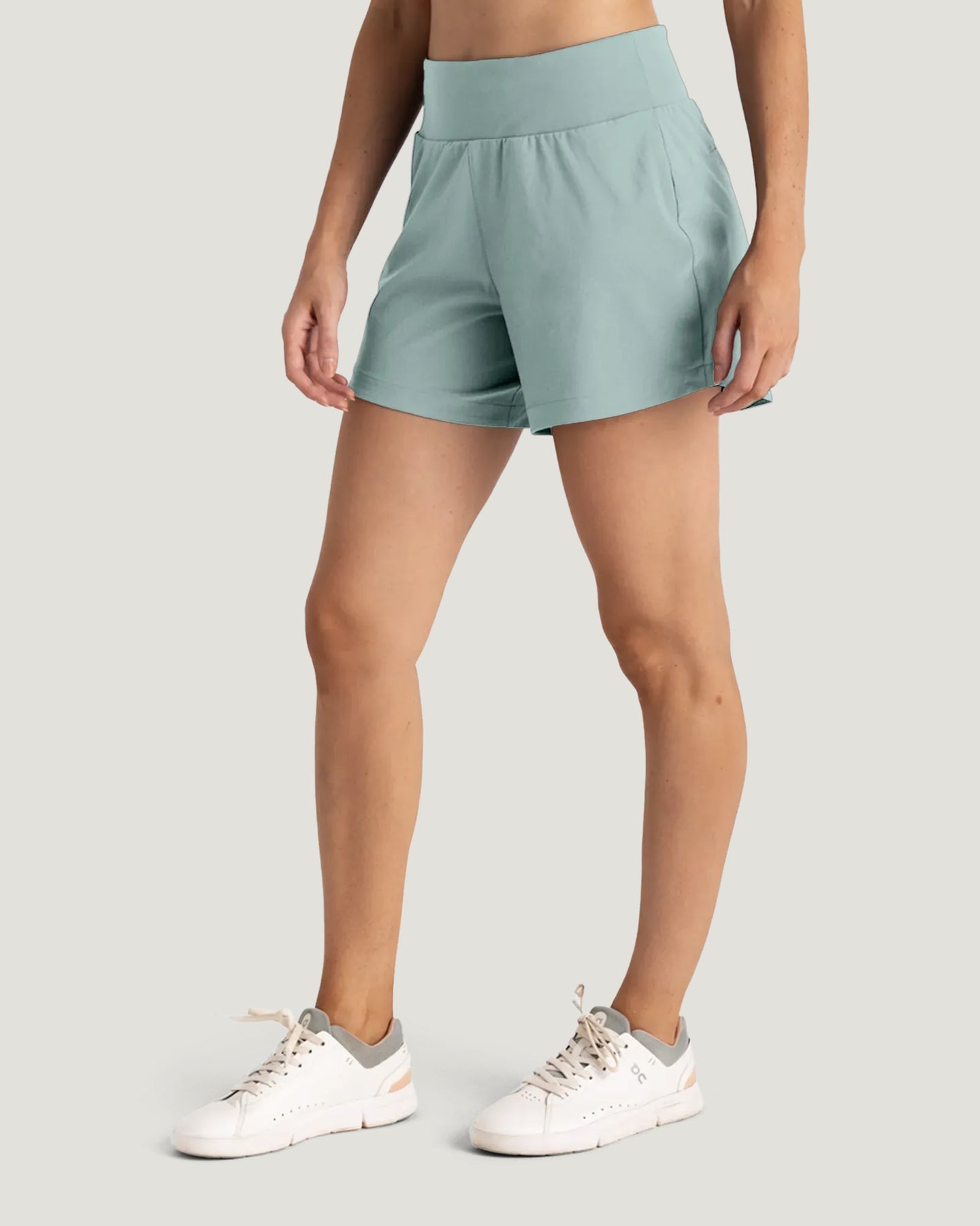Women's Bamboo-Lined Active Breeze Short – 5" - Ocean Mist