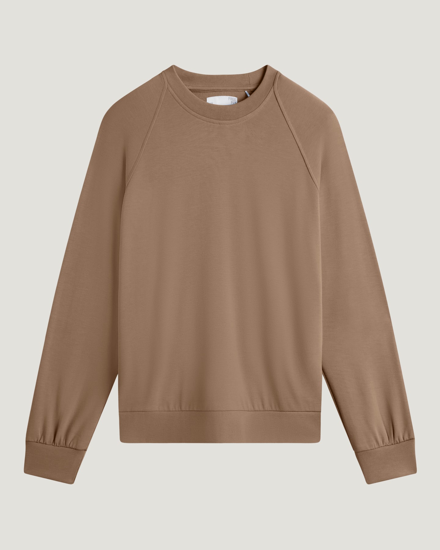 Women's Bamboo Lightweight Fleece Crew - Fossil