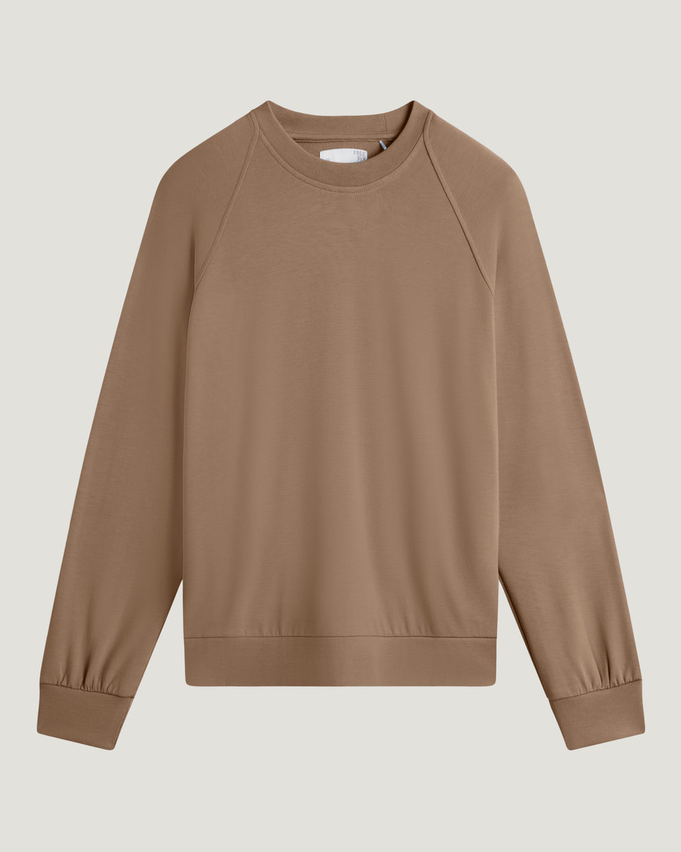 Women's Bamboo Lightweight Fleece Crew - Fossil