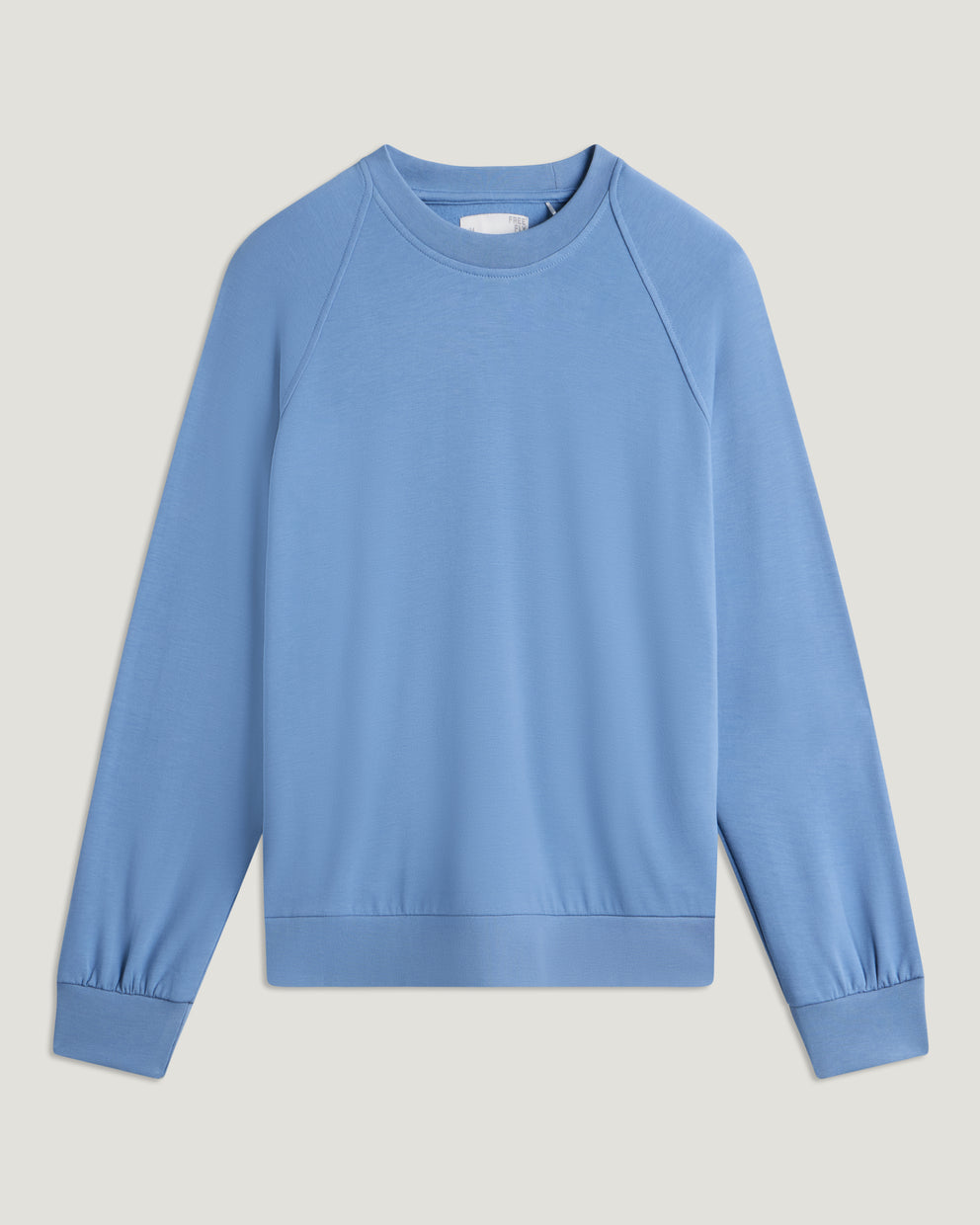 Women's Bamboo Lightweight Fleece Crew - Windward Blue