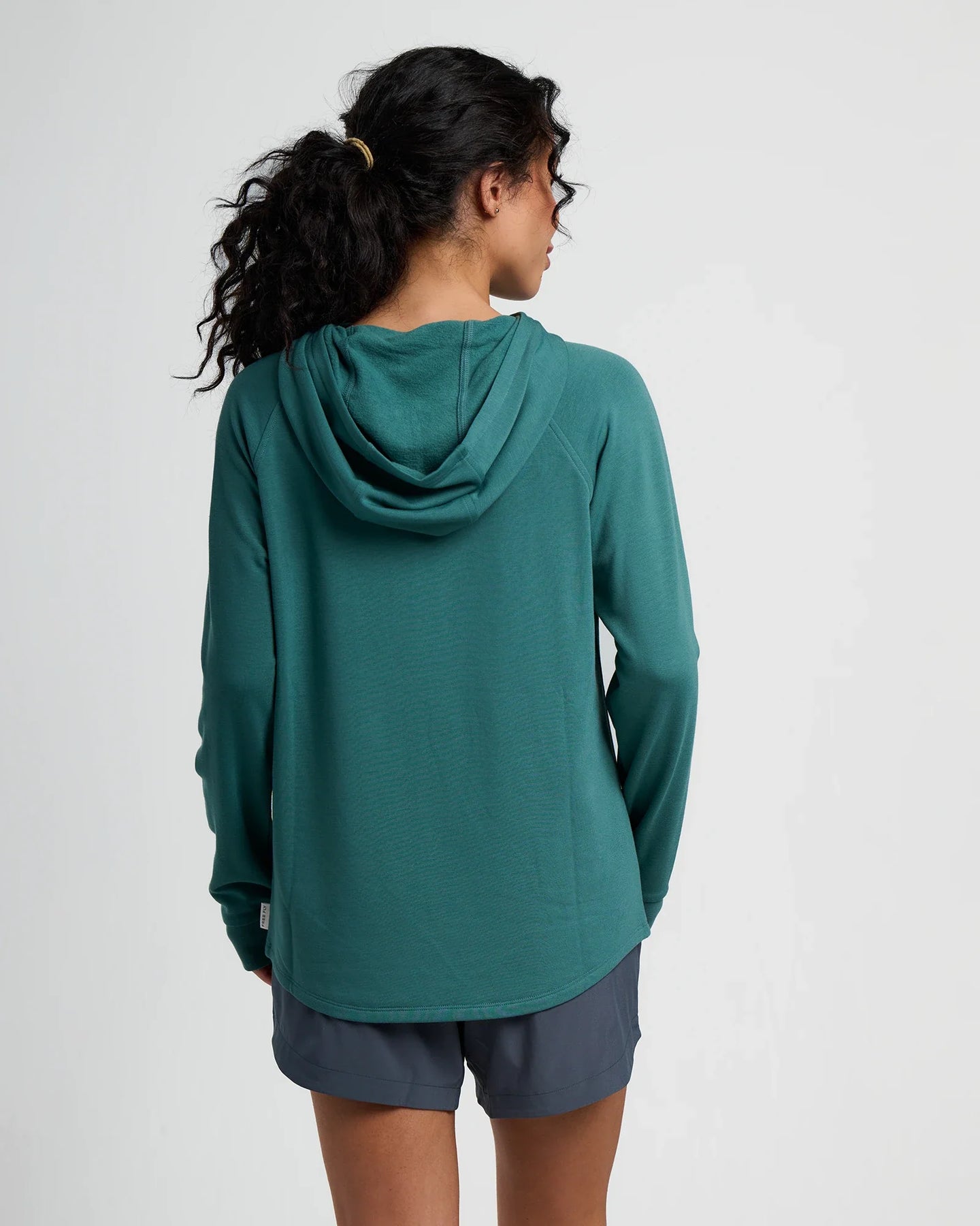 Women's Bamboo Lightweight Fleece Hoodie - Sea Pine