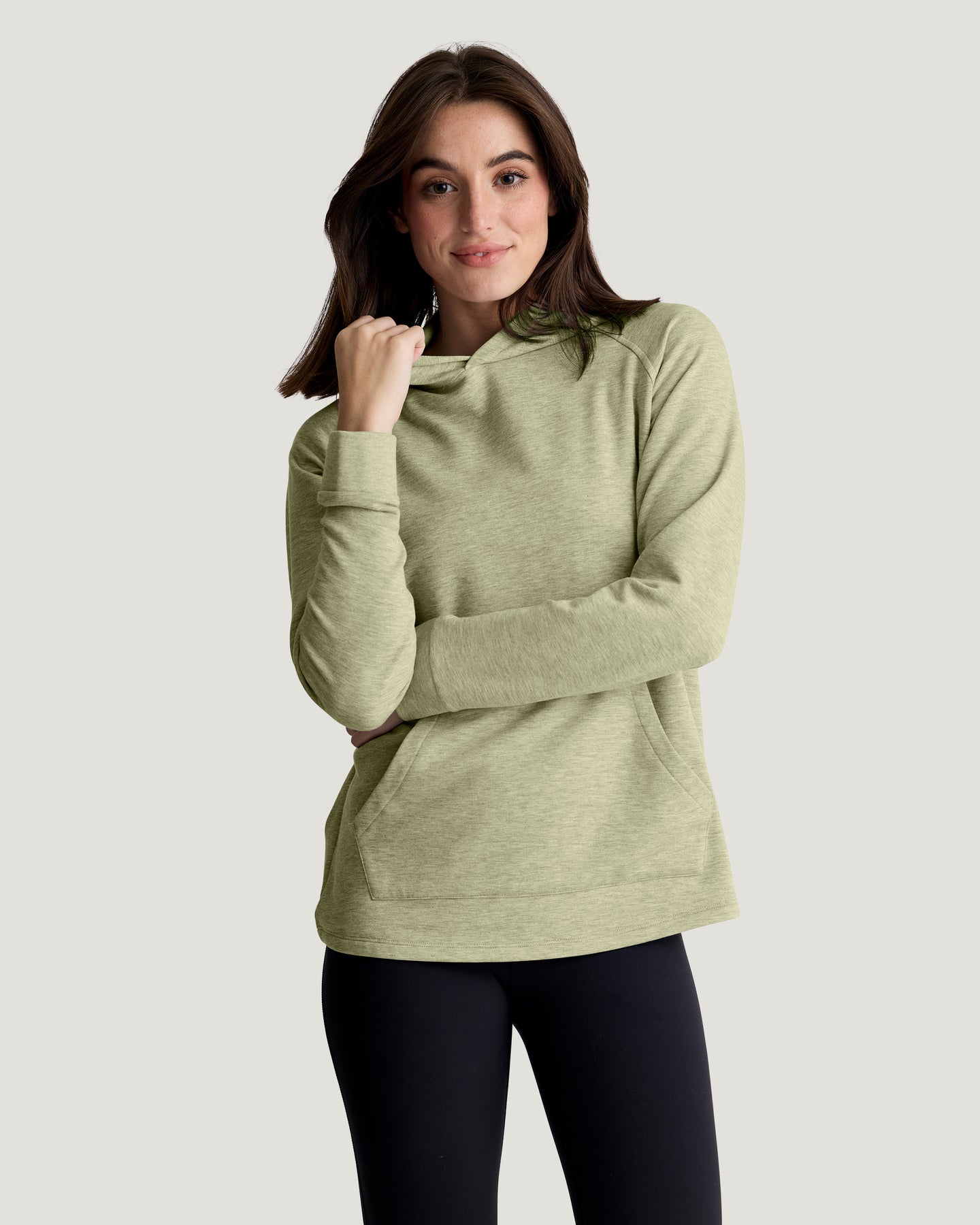 Women's Bamboo Lightweight Fleece Hoodie - Tea