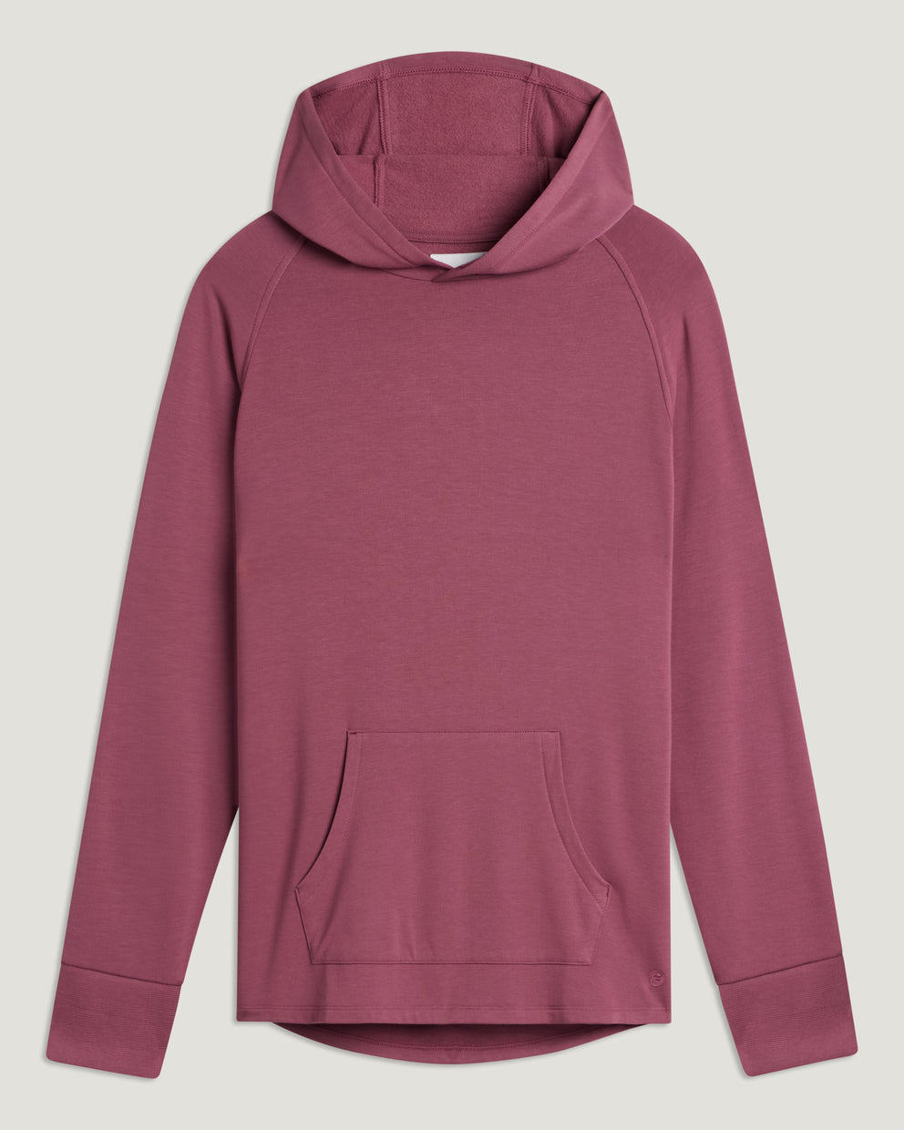 Women's Bamboo Lightweight Fleece Hoodie - Plum