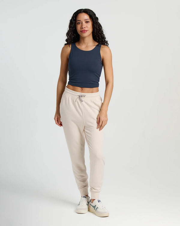Women's Bamboo Lightweight Fleece Jogger - Stone
