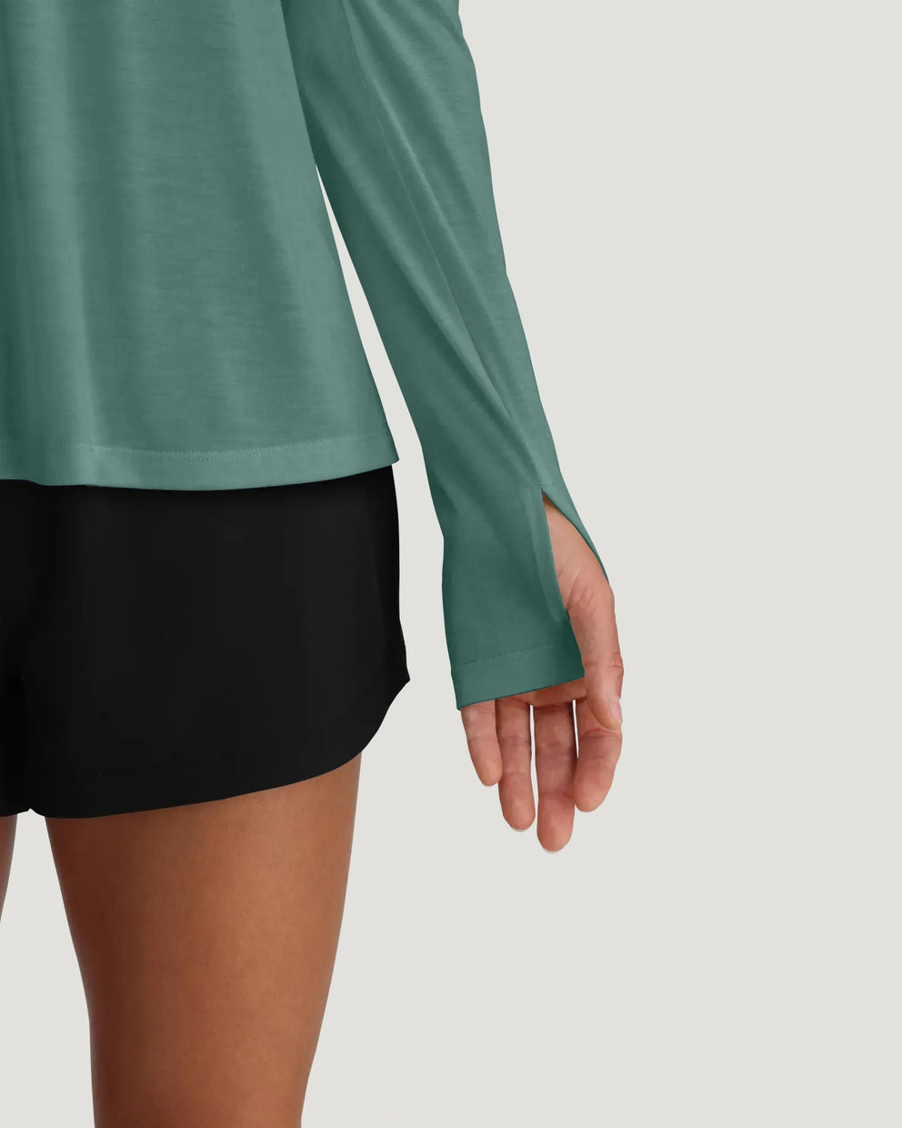 Women's Bamboo Lightweight Hoodie II - Sea Pine
