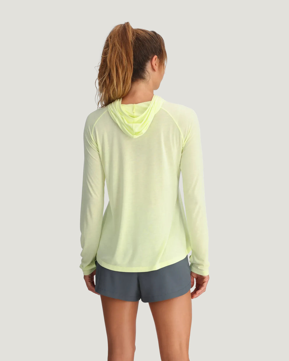 Women's Bamboo Lightweight Hoodie II - Lime