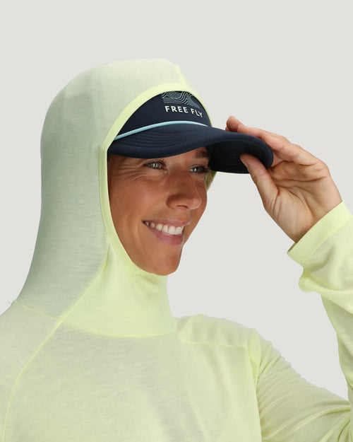 Women's Bamboo Lightweight Hoodie II - Lime