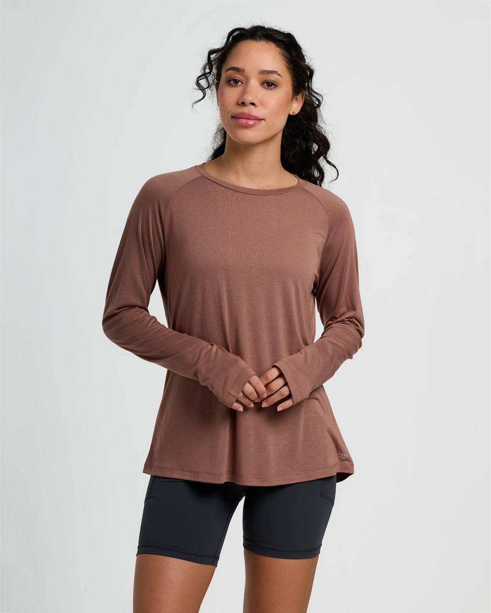 Women's Bamboo Lightweight Long Sleeve II - Nutmeg