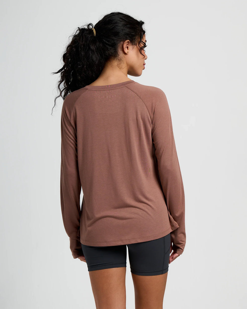 Women's Bamboo Lightweight Long Sleeve II - Nutmeg