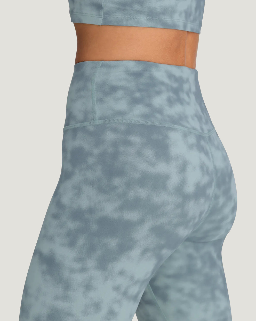 Women's All Day Pocket Legging - Surf Washed Print Ocean Mist