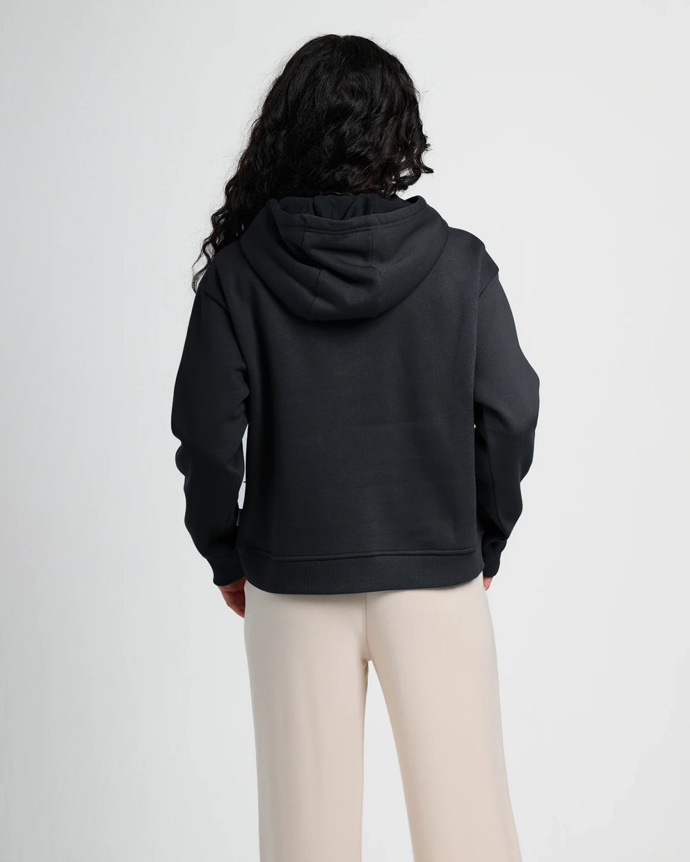 Women's Bamboo Northcoast Fleece Anorak - Black