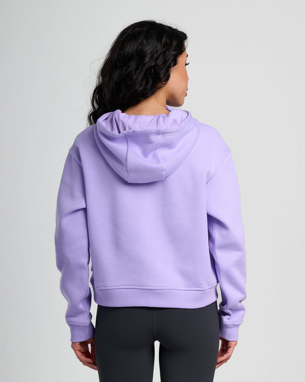 Women's Bamboo Northcoast Fleece Anorak - Bright Lavender
