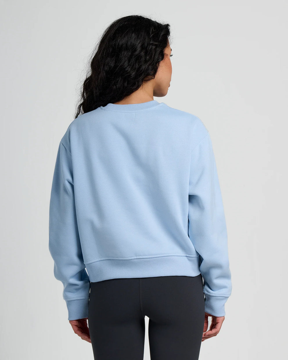Women's Bamboo Northcoast Fleece Crew - Clear Sky