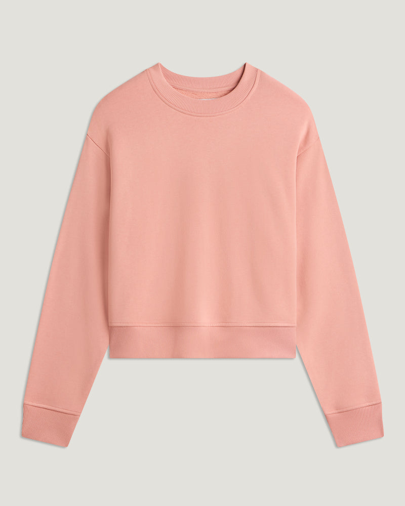 Women's Bamboo Northcoast Fleece Crew - Shell