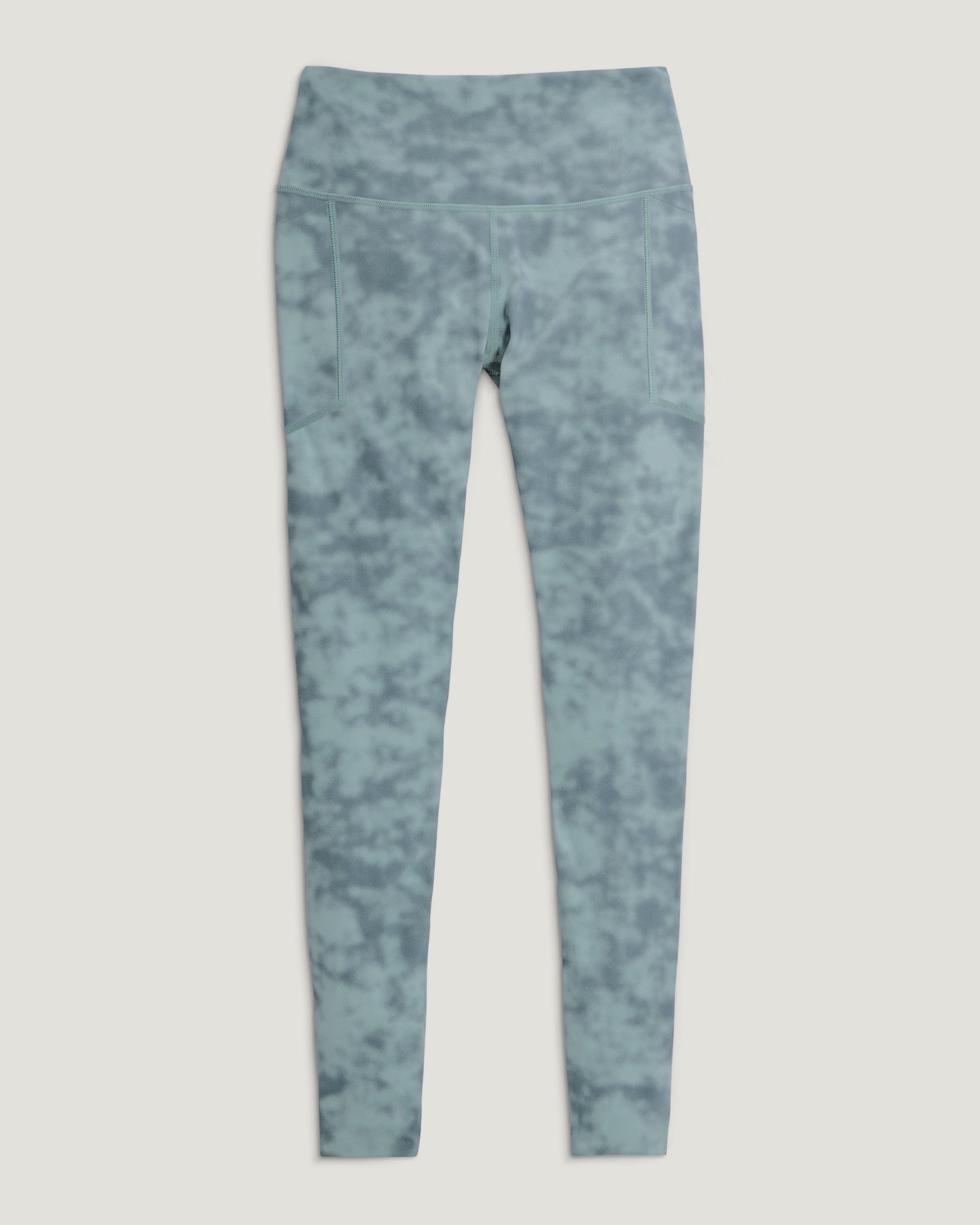 Women's All Day Pocket Legging - Surf Washed Print Ocean Mist