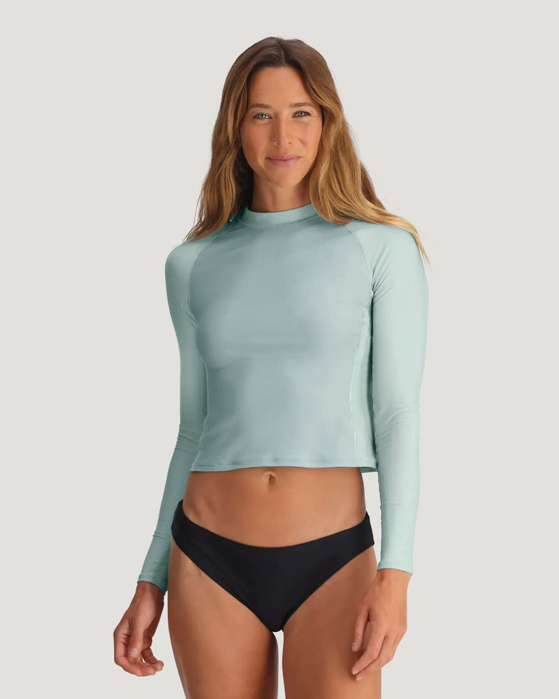 Women's Offshore Rash Guard - Ocean Mist / Tropic Sea