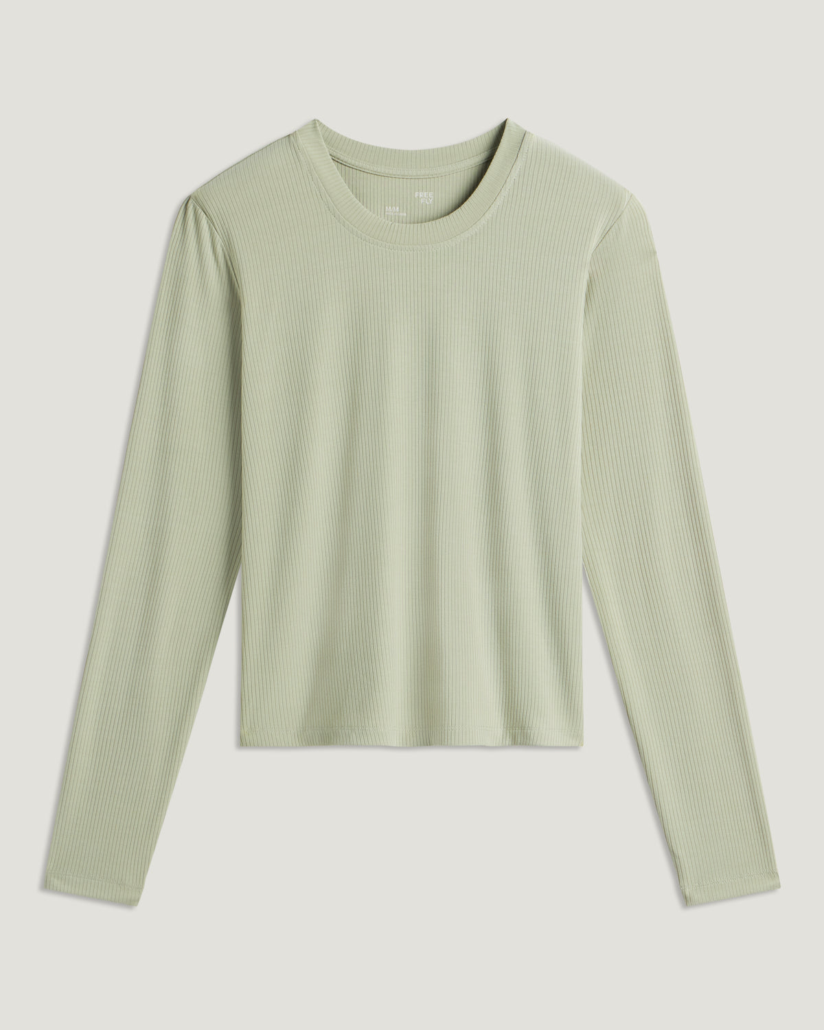 Women's Ribbed Bamboo Long Sleeve - Tea